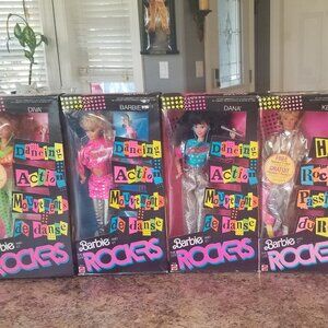 1986 Barbie and the Rockers Complete(6) NIB